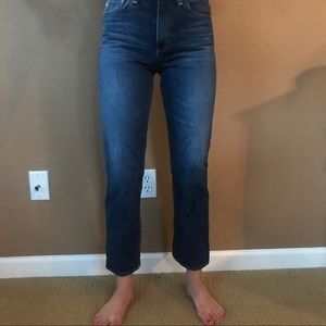 High waisted AG boyfriend jeans